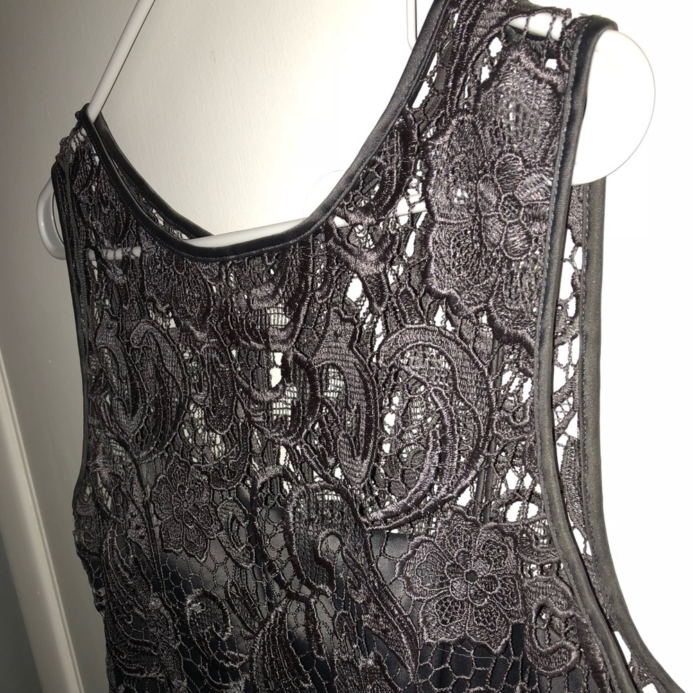 Adrianna Papell lace knee length dress.